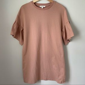 Beach Lunch Lounge Pullover Dress Short Sleeve Womens Size Small